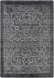 Hightower HTW-3002 Traditional Viscose Rug HTW3002-913 Charcoal, Light Gray 100% Viscose 9' x 13'