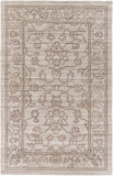 Hightower HTW-3003 Traditional Viscose Rug HTW3003-913 Light Gray, Camel, Dark Brown 100% Viscose 9' x 13'