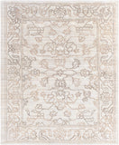 Hightower HTW-3003 Traditional Viscose Rug HTW3003-810 Light Gray, Camel, Dark Brown 100% Viscose 8' x 10'