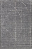 Hightower HTW-3009 Modern Viscose Rug HTW3009-913 Medium Gray, Charcoal, White, Taupe 100% Viscose 9' x 13'