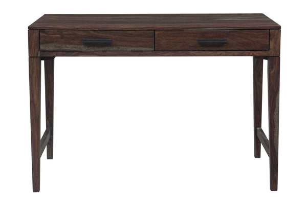 Porter Designs Fall River Solid Sheesham Wood Contemporary Desk Natural 10-117-05-4881O