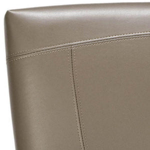 Safavieh Ken Arm Chair Leather Clay Cherry Mahogany Wood Birch Bicast HUD8201B 683726643005