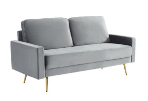 VIG Furniture Divani Casa Huffine - Modern Grey Fabric Sofa VGHCJYM2030-GRY