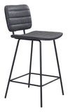 EE2705 100% Polyurethane, Plywood, Steel Modern Commercial Grade Counter Chair Set - Set of 2