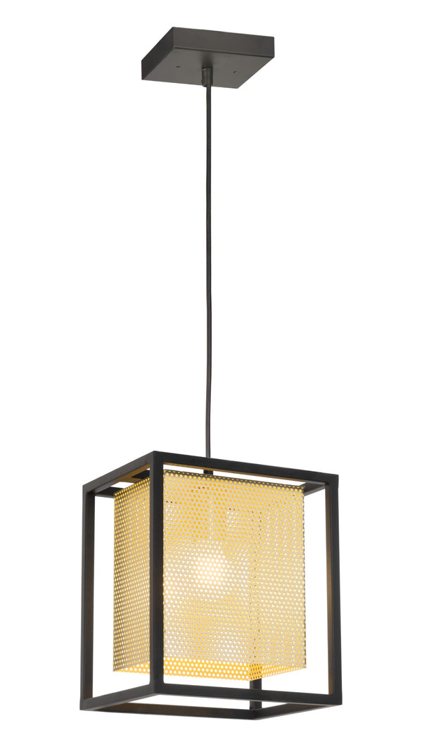 Zuo Modern Yves Steel Modern Commercial Grade Ceiling Lamp Gold, Black Steel