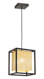 Zuo Modern Yves Steel Modern Commercial Grade Ceiling Lamp Gold, Black Steel