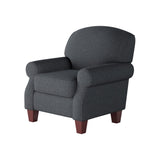Fusion 532-C Transitional Accent Chair 532-C Truth or Dare Navy Accent Chair