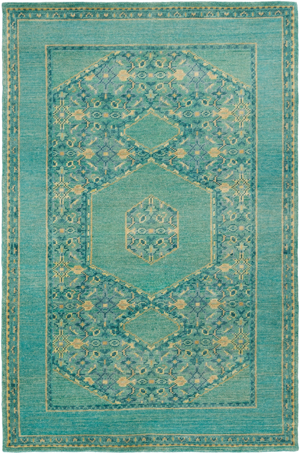 Haven HVN-1217 Traditional Wool Rug HVN1217-913 Emerald, Teal, Dark Green, Olive 100% Wool 9' x 13'