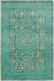 Haven HVN-1217 Traditional Wool Rug HVN1217-5686 Emerald, Teal, Dark Green, Olive 100% Wool 5'6" x 8'6"