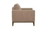 Porter Designs Annie Wood Trim Contemporary Chair Cream 01-216-03-3039