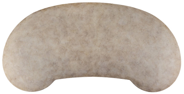 Hooker Furniture Melange Transitional Fluted Kidney Desk in Poplar Solids 638-10006