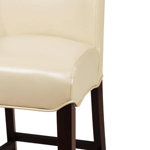 Milton Counter Stool - Elegant Bonded Leather Design with Sturdy Birch Frame and Contemporary Style