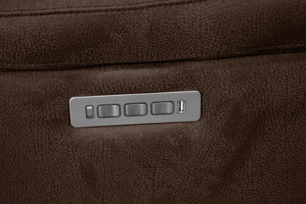 Porter Designs Pagosa Power Transitional Recliner Brown 03-202C-42-8190