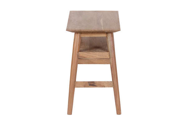 Porter Designs Portola Solid Acacia Wood Transitional End Table Natural 05-108-15-2045