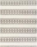 Hygge HYG-2300 Cottage Wool Rug HYG2300-810 Charcoal, White 100% Wool 8' x 10'