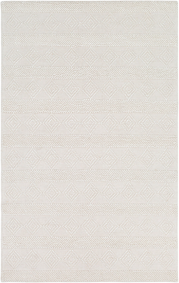 Hygge HYG-2302 Cottage Wool Rug HYG2302-912 White 100% Wool 9' x 12'