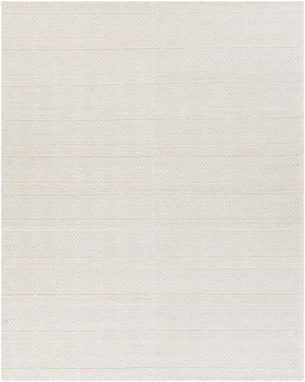 Hygge HYG-2302 Cottage Wool Rug HYG2302-810 White 100% Wool 8' x 10'