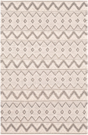 Hygge HYG-2304 Global Wool Rug HYG2304-912 Cream, Medium Gray 100% Wool 9' x 12'