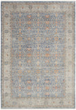 Nourison Starry Nights STN08 Persian Machine Made Loom-woven Indoor Area Rug Light Blue 9'10" x 12'6" 99446793072