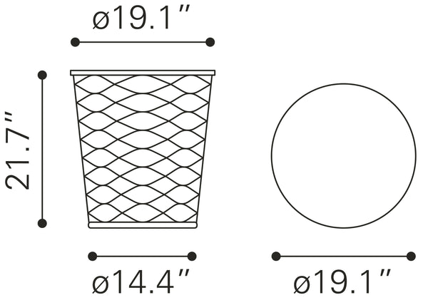 Zuo Modern King Marble, MDF, Aluminum Modern Commercial Grade Side Table White, Antique Bronze Marble, MDF, Aluminum