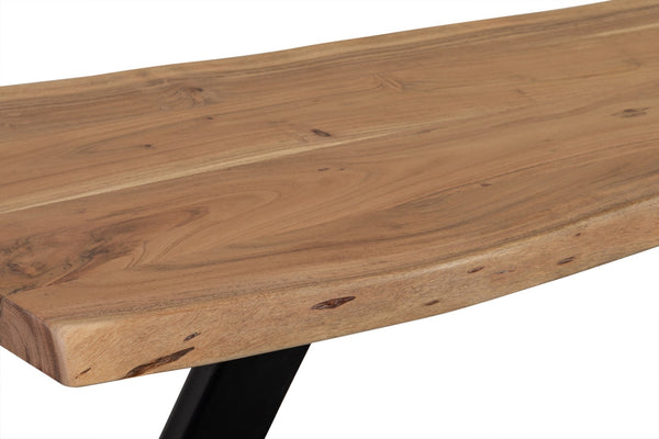 Porter Designs Manzanita Live Edge Solid Acacia Wood Natural Console Table Natural 05-196-10-5810X-KIT