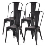 Metropolis Metal Side Chair - Set of 4