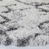 Horizon Shag 800 Horizon Shag 894 Shag & Flokati Power Loomed Polypropylene Pile Rug Grey / Ivory