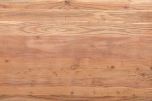 Porter Designs Manzanita Live Edge Solid Acacia Wood Natural Dining Table Natural 07-196-01-DT82NV-KIT