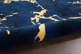 Nourison Symmetry SMM09 Artistic Handmade Tufted Indoor Area Rug Navy 8'6" x 11'6" 99446709639