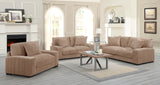 Porter Designs Big Chill Corduroy Contemporary Sofa Brown 01-33C-01-2247