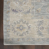 Nourison Asher ASR02 Persian Machine Made Power-loomed Indoor only Area Rug Blue 7'10" x 10'4" 99446693693