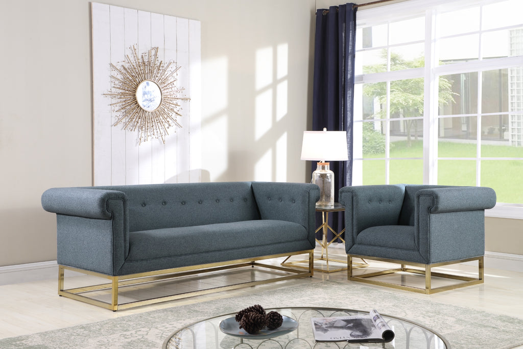 Palmira Blue Sofa