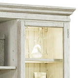 Pulaski Furniture Display Curio Cabinet in Light Gray P021714-PULASKI P021714-PULASKI