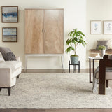 Nourison Vail VAI05 Modern Handmade Tufted Indoor Area Rug Beige/Grey 8'3' x 11'6" 99446794895