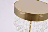 Bethel Gold Table Lamp in Metal & Crystal