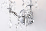 Bethel Metal & Crystal Wall Sconce in Chrome