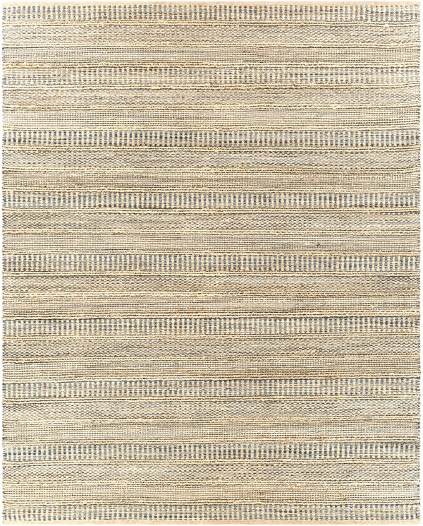 Aria IAA-1000 Cottage Jute, Rayon Rug IAA1000-810 Denim, Navy, Cream 70% Jute, 30% Rayon 8' x 10'