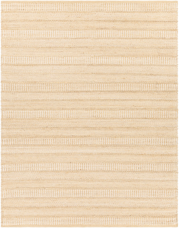 Aria IAA-1001 Cottage Jute, Rayon Rug IAA1001-810 White, Cream 70% Jute, 30% Rayon 8' x 10'