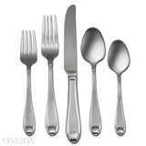 Satin 65-Piece Fine Flatware Set for 12 - Elegant Two-Toned Design, Premium Stainless Steel Finish