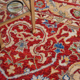 Nourison Majestic MST04 Persian Machine Made Loom-woven Indoor only Area Rug Red 7'9" x 9'9" 99446713193