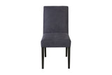 Porter Designs Enna Solid Wood Contemporary Dining Chair Gray 07-204C-02-D231-1