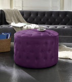 Marley Purple Ottoman