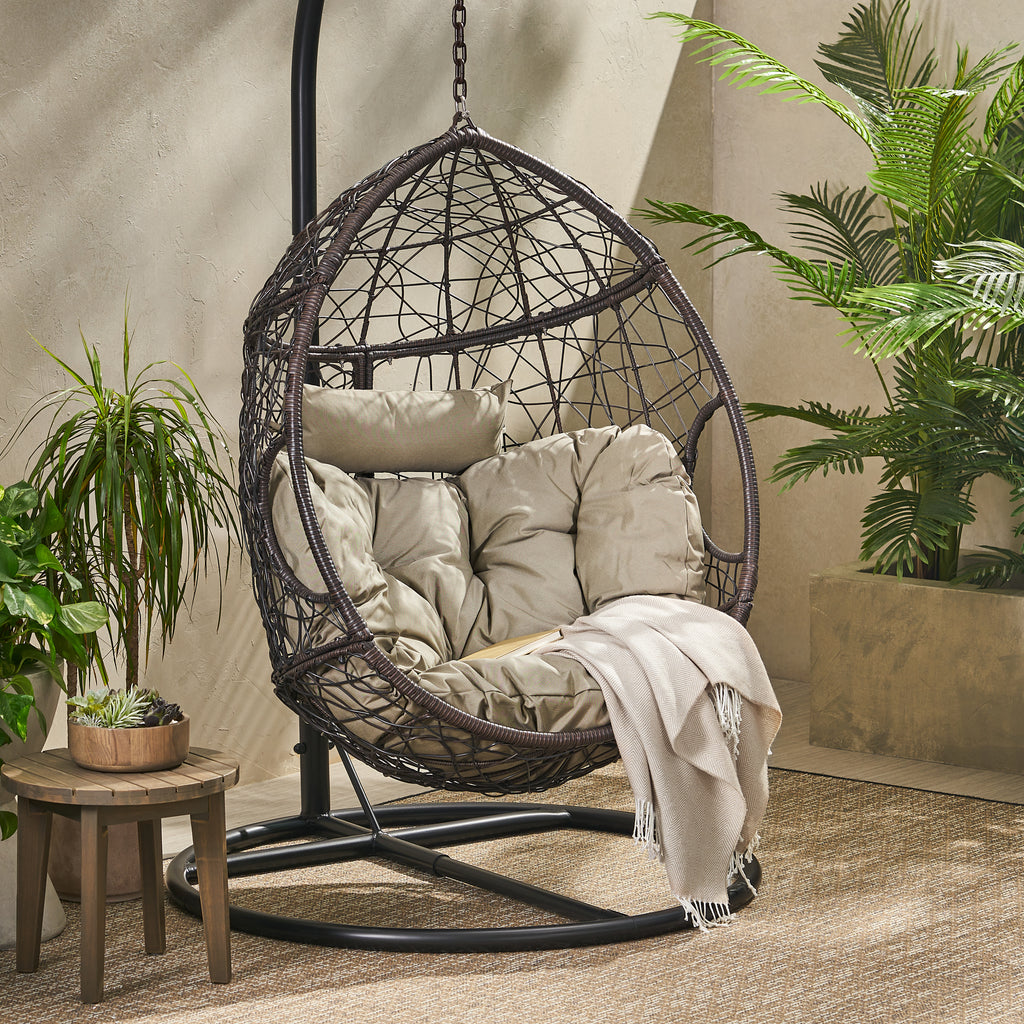 Kyle outdoor wicker hanging basket deals chair