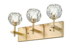 Bethel Gold Wall Sconce in Metal & Crystal