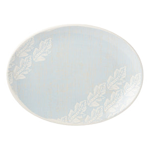 Textured Neutrals Leaf Platter - Set of 2