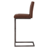 Ronan Leatherette Bar Stool - Set of 2