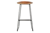 Porter Designs Neri Solid Acacia Wood 30" Modern Bar Stool Brown 07-192-10-18178A-1