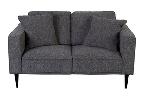 Porter Designs Keaton Upholstered Modern Loveseat Gray 01-33C-02-5401