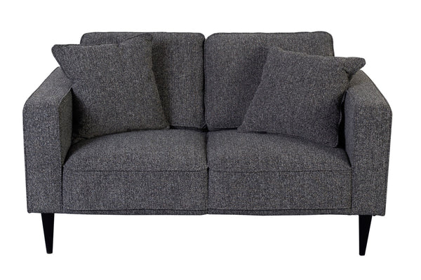 Porter Designs Keaton Upholstered Modern Loveseat Gray 01-33C-02-5401