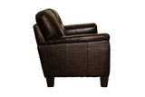 Porter Designs Alto Top Quality Leather Transitional Loveseat Brown 02-189C-02-3618